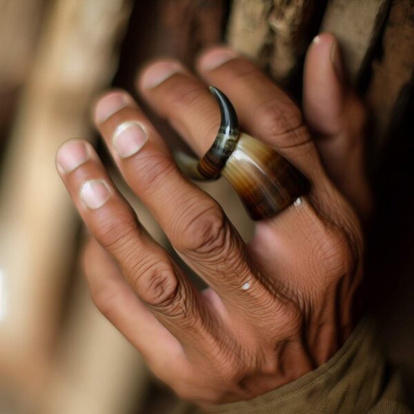 Bague en corne: l’accessoire authentique pour un style unique