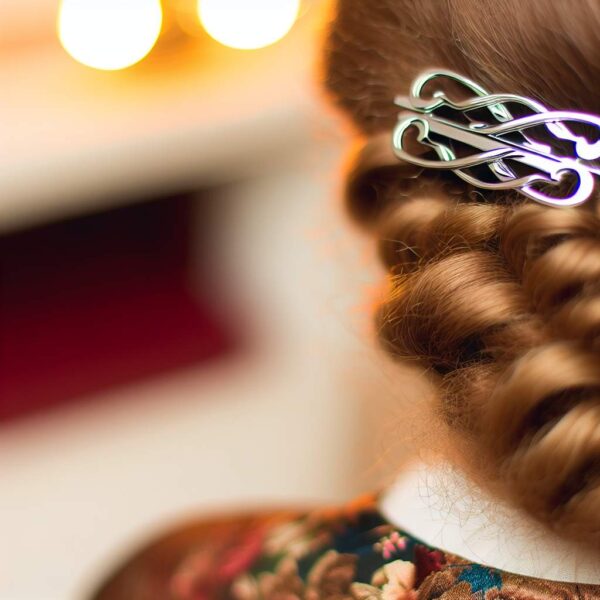 Barrette métallique : le secret des cheveux stylés