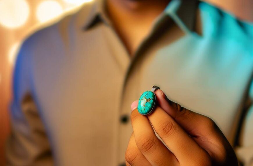 Pendentif turquoise homme : l’accessoire tendance pour affirmer votre style