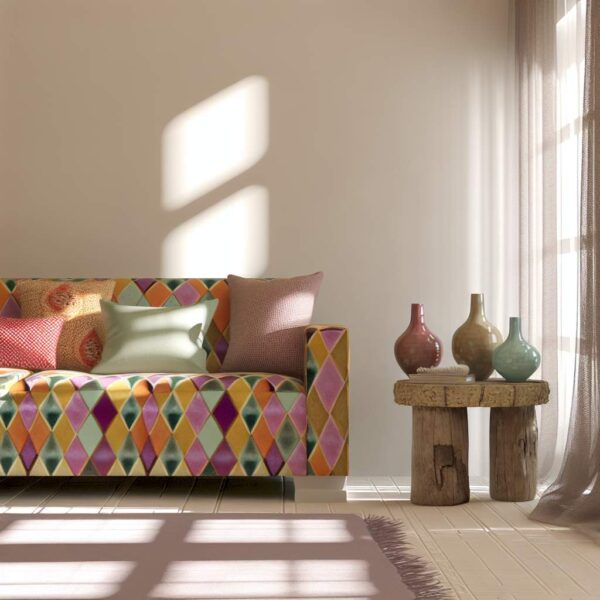 Tissu arlequin: guide pratique pour sublimer votre décoration intérieure
